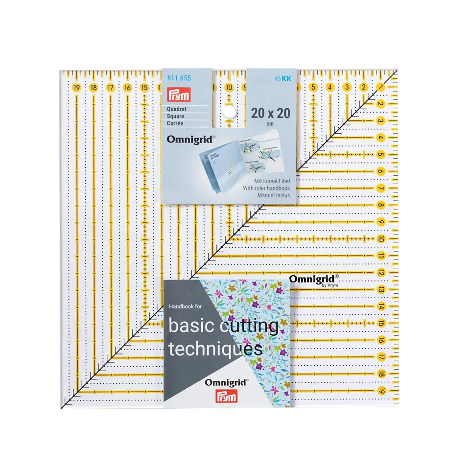 prym-611655-r-gle-patchwork-carr-e-20-x-20-cm-transparente image 1