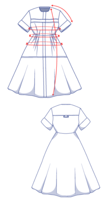 fibre-mood-faye-robe-patron-de-couture-robe-chemise-poches-version-maxi image 8