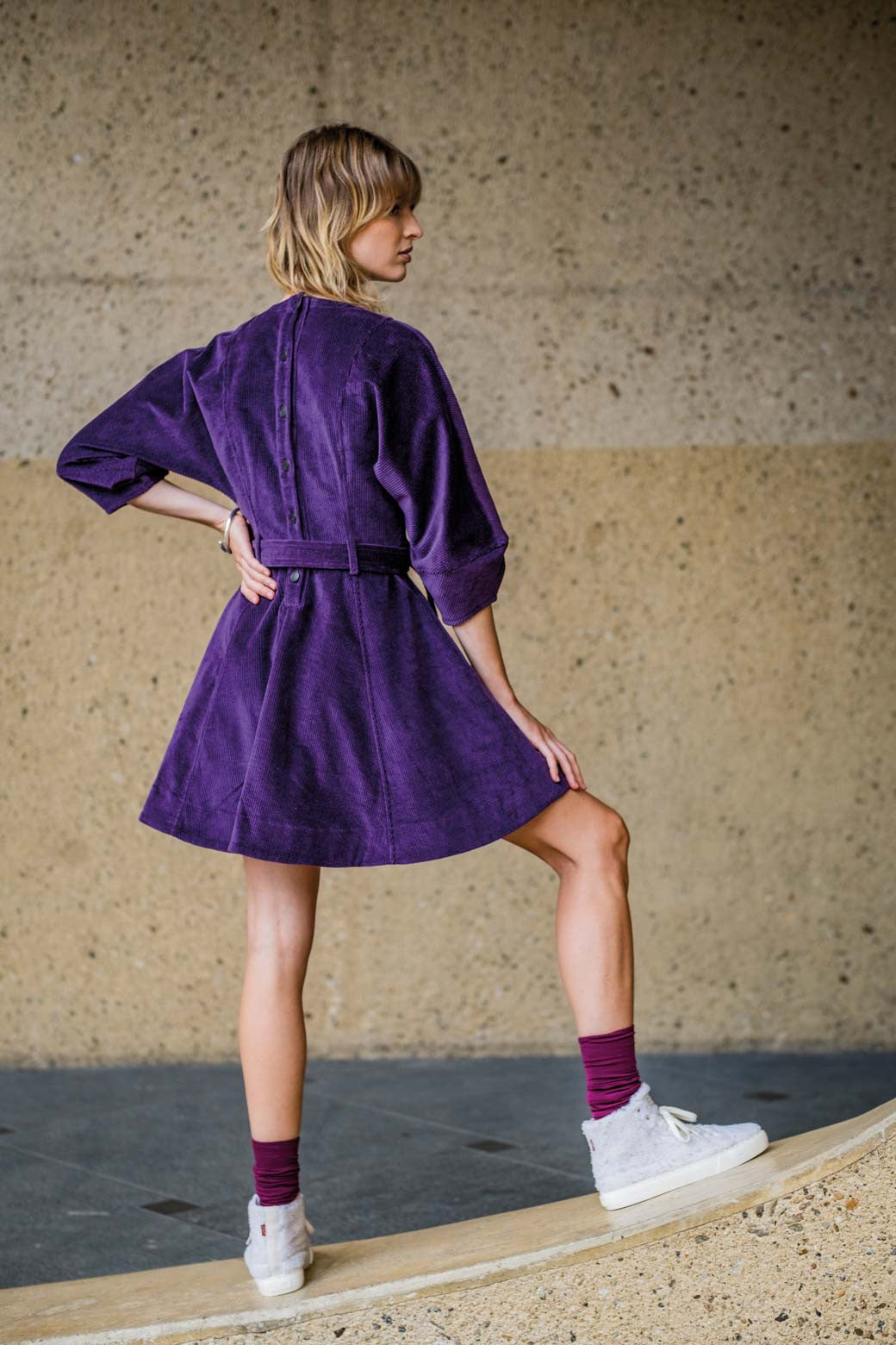 fibre-mood-cleo-robe-courte-patron-de-couture-manches-bouffantes image 2