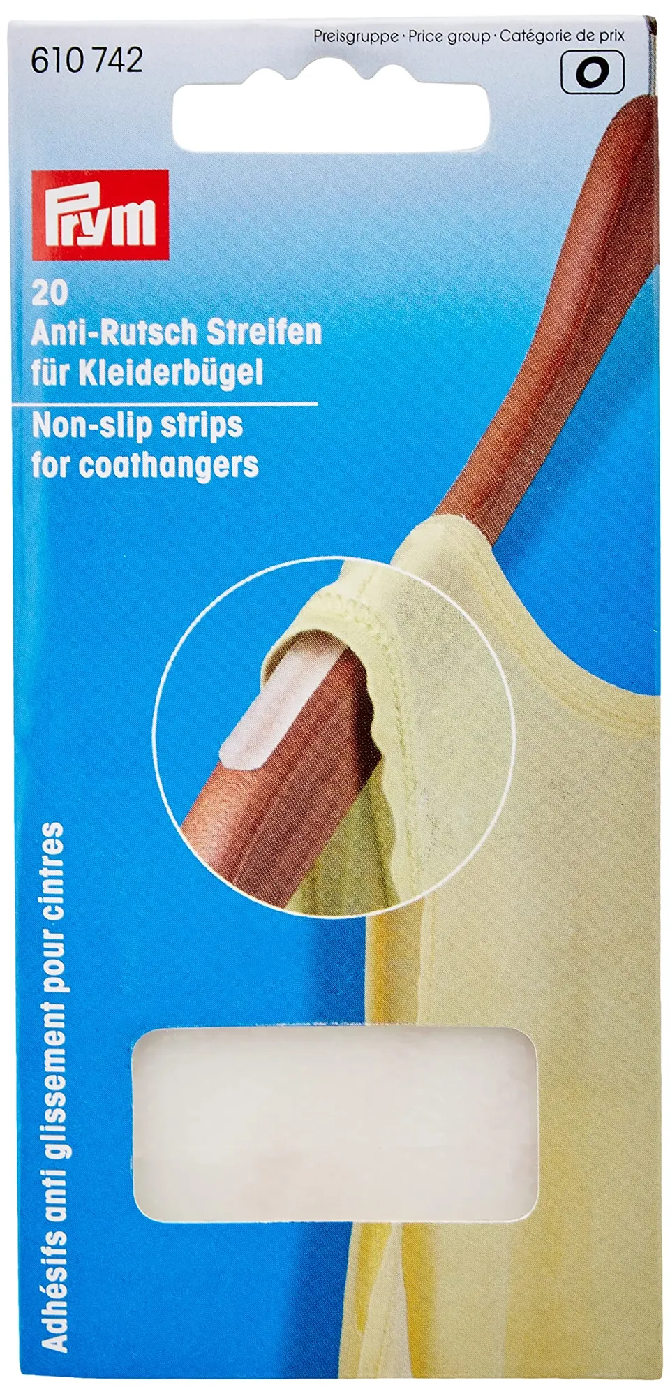 prym-bandes-antid-rapantes-pour-cintres-blanc-14-x-7-x-0-5-cm image 1
