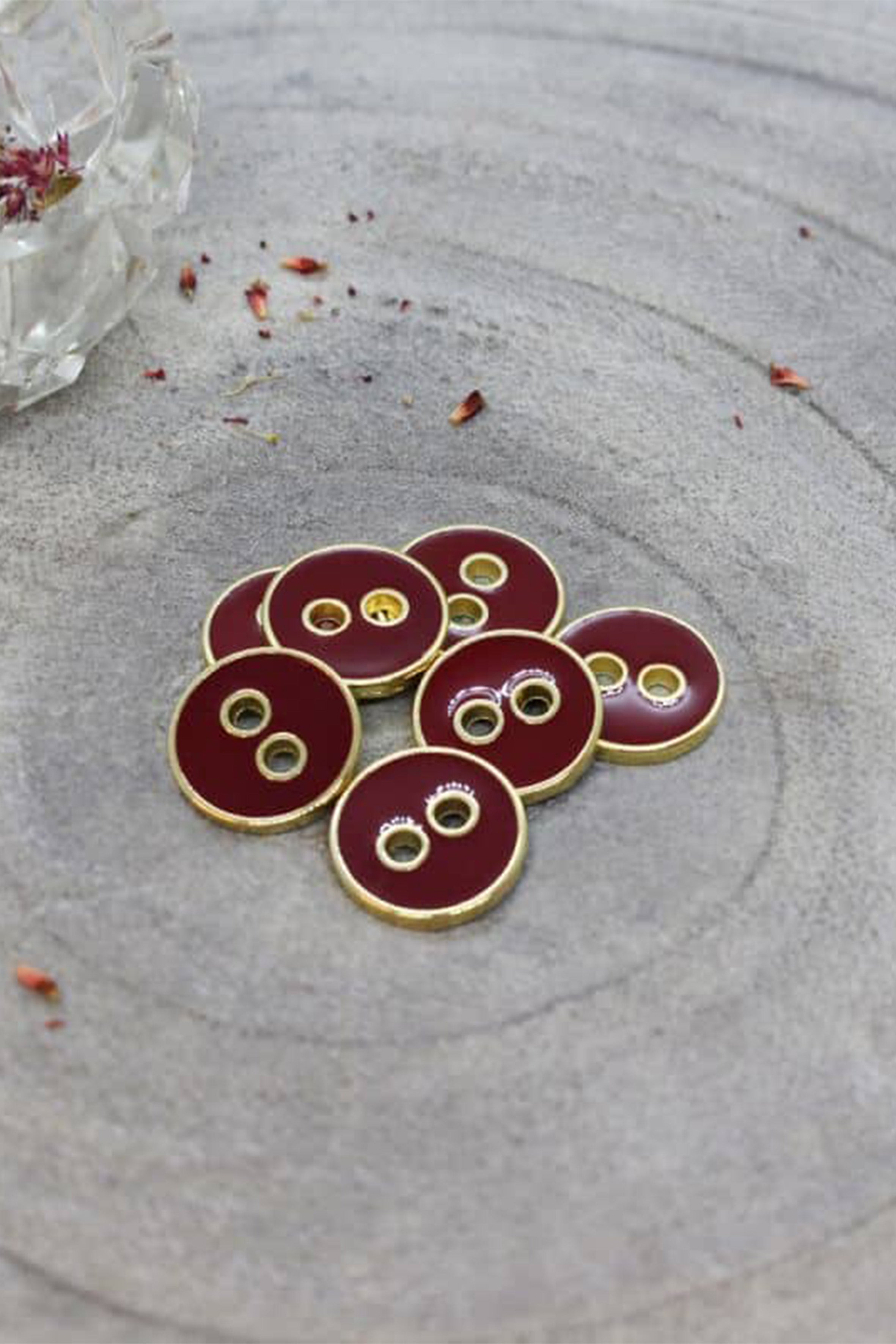 atelier-brunette-boutons-joy-amarante-x10 image 2