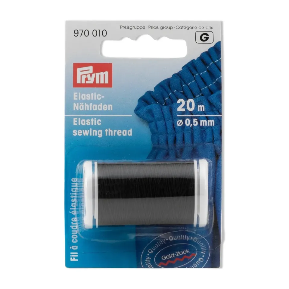 prym-fil-coudre-lastique-noir-0-5-mm-x-20-m image 1