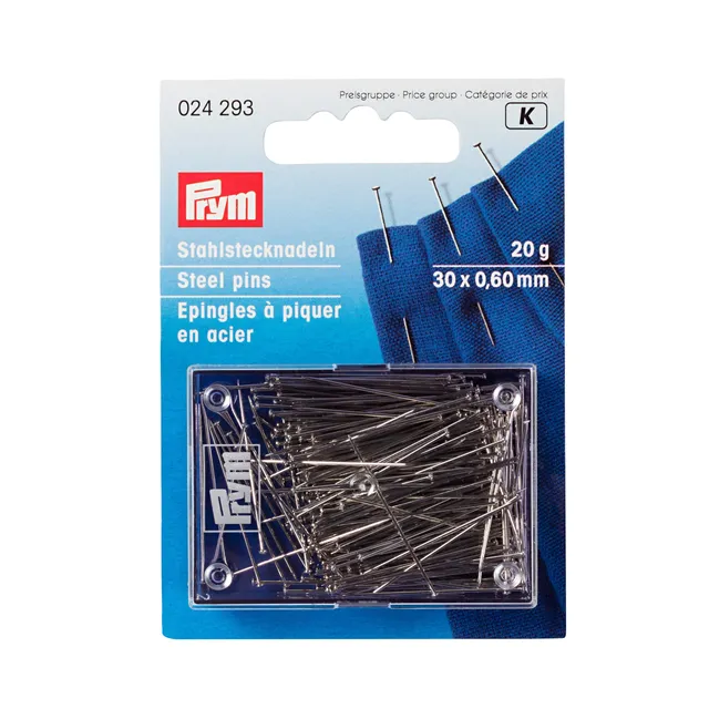 prym-024293-pingles-piquer-0-60-x-30-mm-argent-20-g image 1