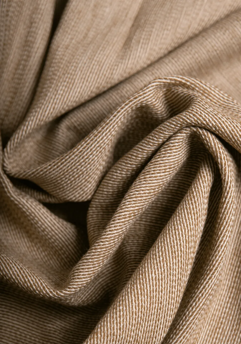 maison-fauve-mini-chevron-camel-tissu-jacquard-de-coton-au-10-cm image 1