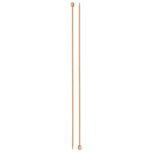 prym-1530-aiguille-tricoter-pointe-unique-bambou-33-cm-2-50-mm-naturel image 5
