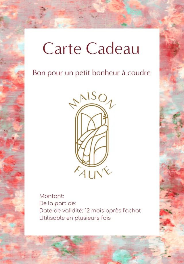 maison-fauve-carte-cadeau-couture-20-200 image 1
