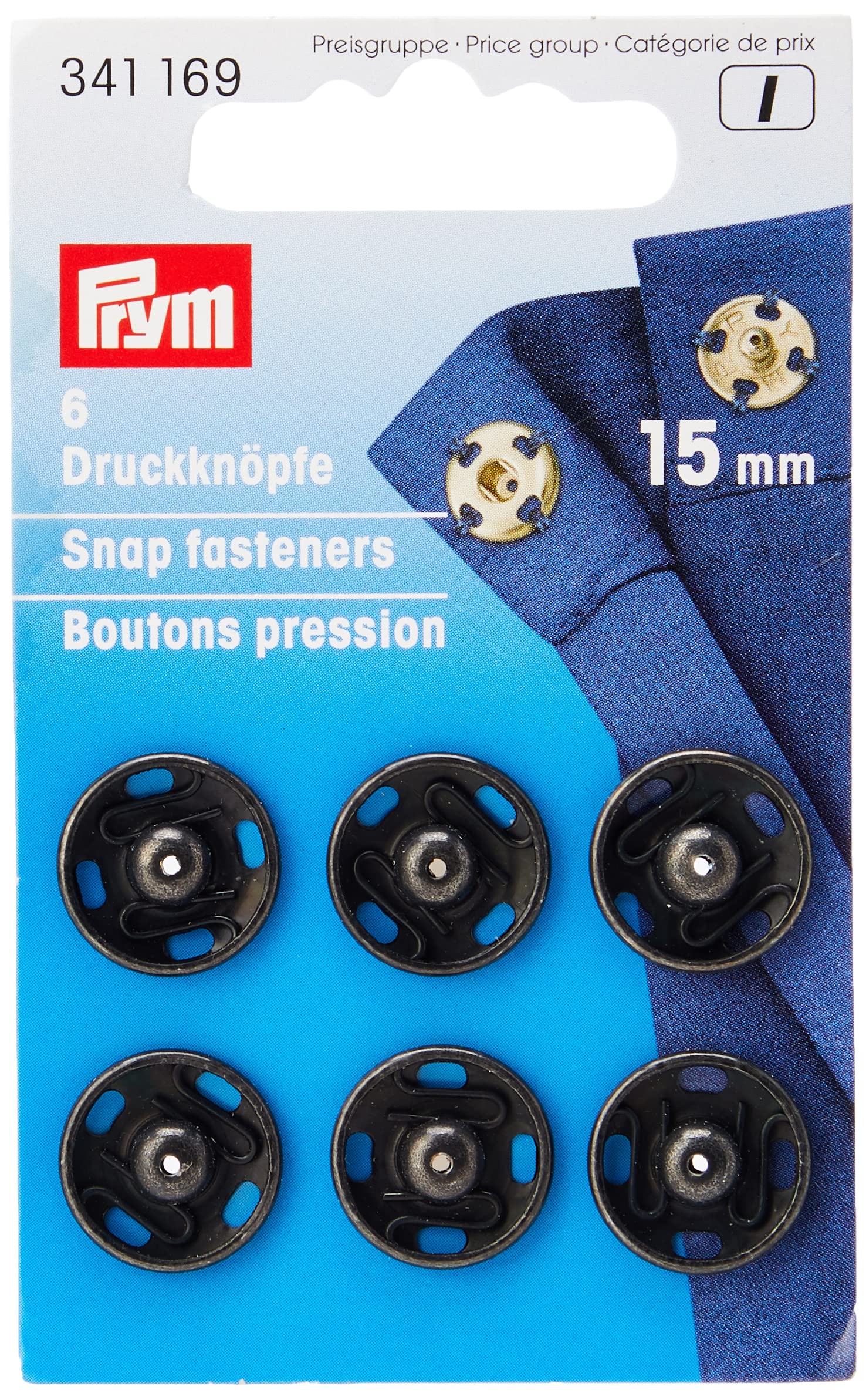 prym-boutons-pression-coudre-11-mm-laiton-argent-carte-de-12 image 3