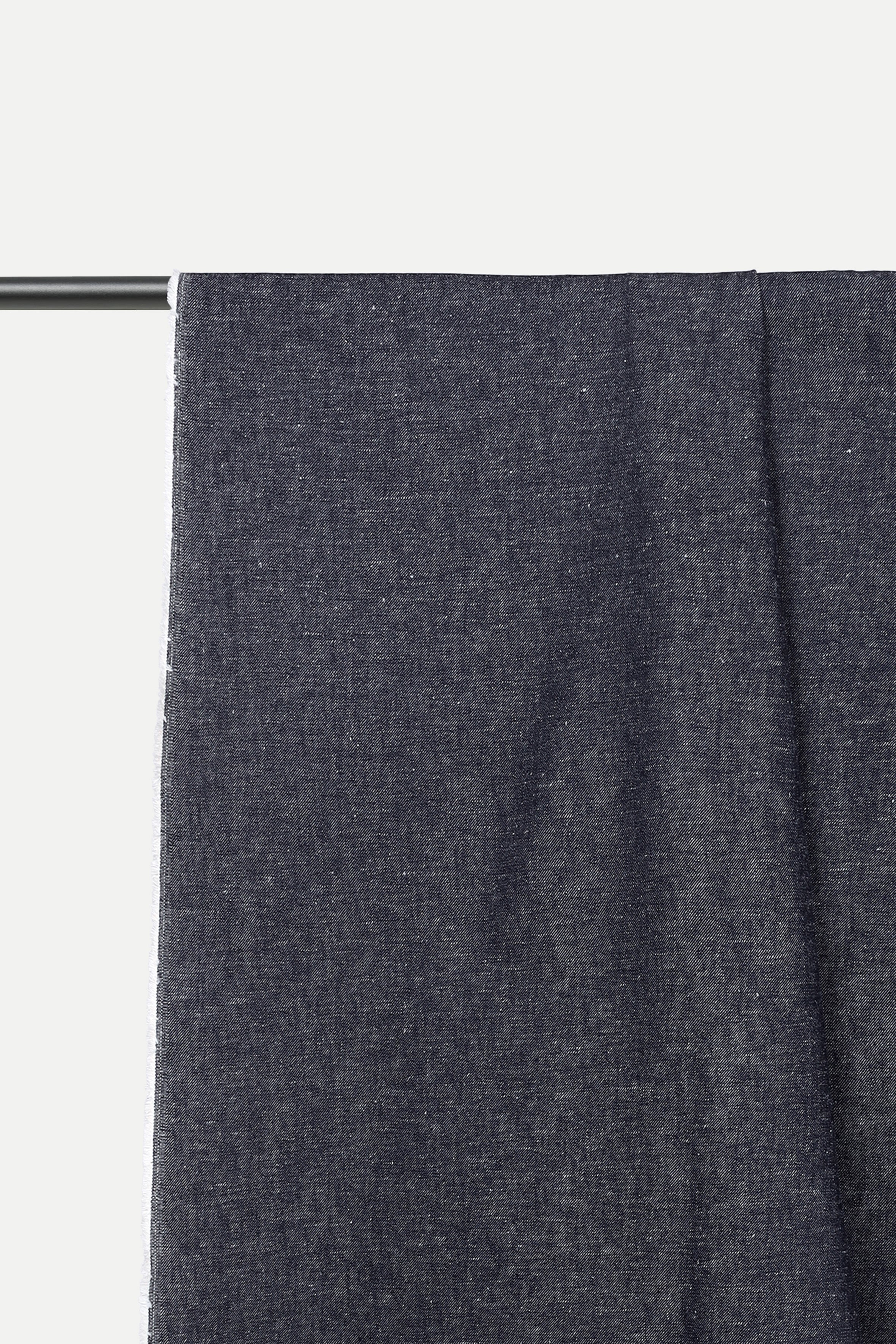 atelier-brunette-tissu-denim-coton-lin-vintage-blue-coupon-10-cm-x-147-cm image 2