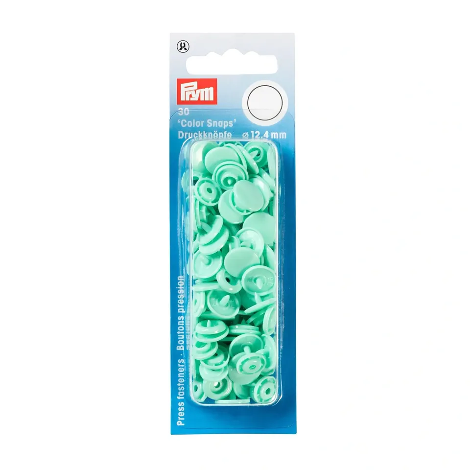 prym-love-color-snaps-boutons-pression-12-4-mm-menthe-x30 image 1