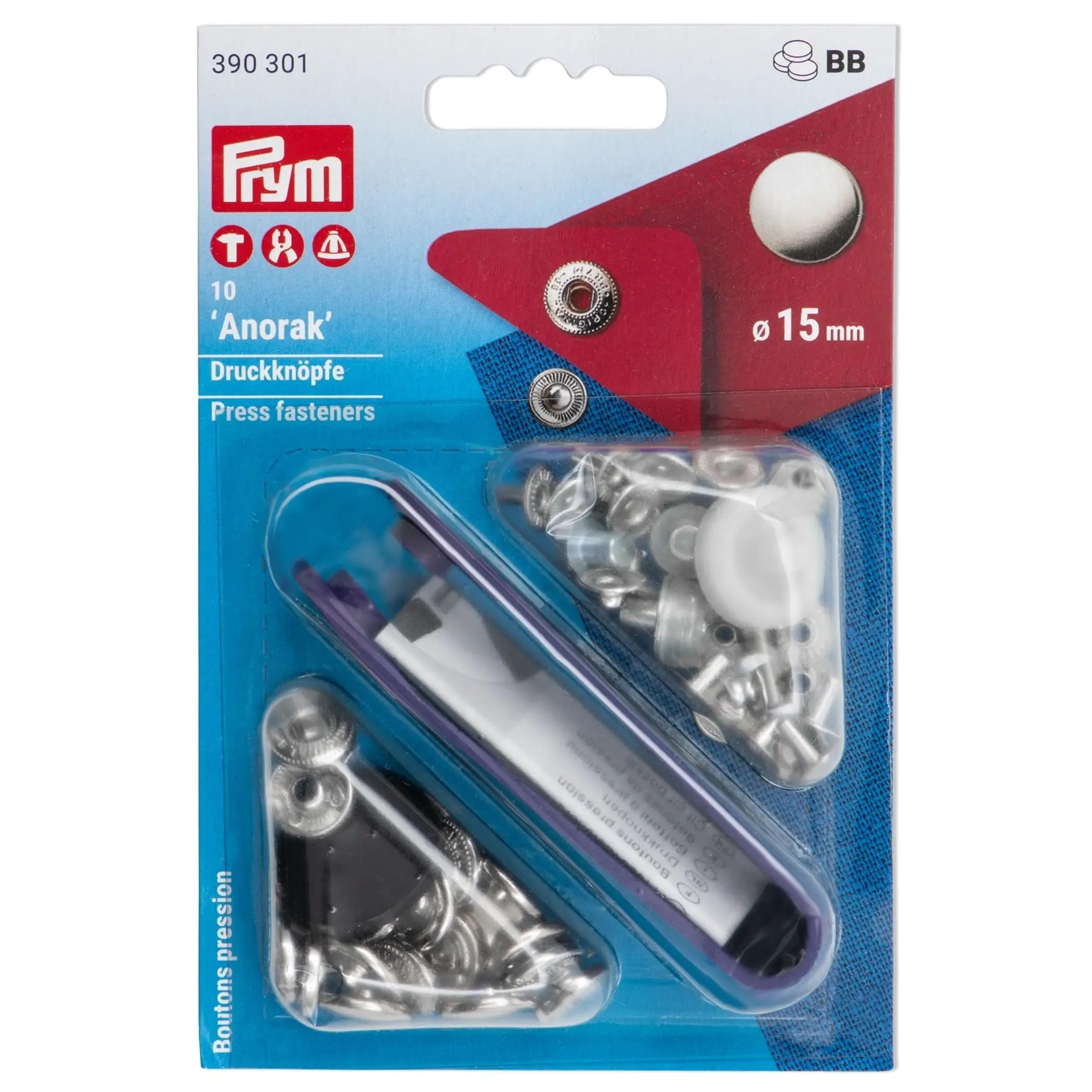 prym-boutons-pression-anorak-15-mm-vieux-laiton-outil-or image 5