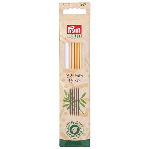 prym-1530-aiguille-tricoter-double-pointe-bambou-15-cm-3-50-mm image 4