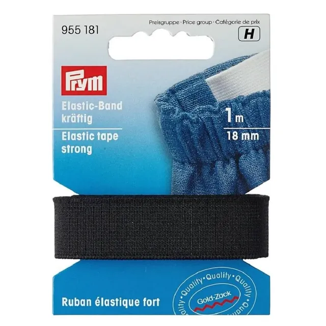 prym-originals-ruban-lastique-solide-18-mm-noir-1-m image 1