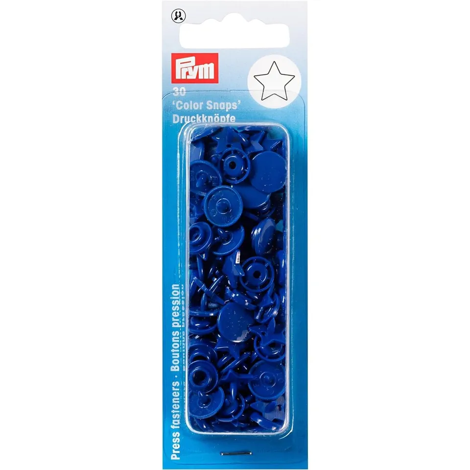prym-love-393216-boutons-pression-color-snaps-toile-bleu-royal image 1