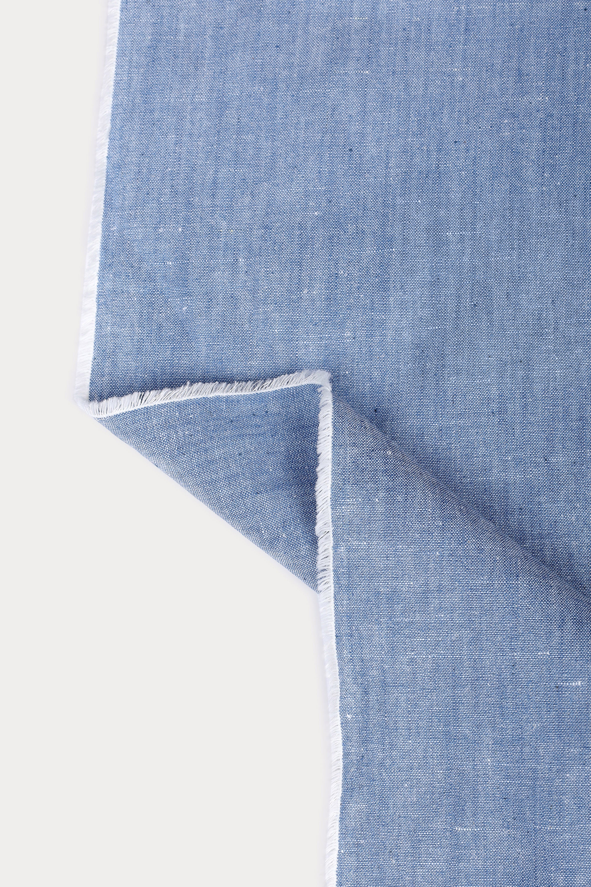 atelier-brunette-tissu-chambray-coton-lin-light-blue-coupon-10-cm-x-152-cm image 3