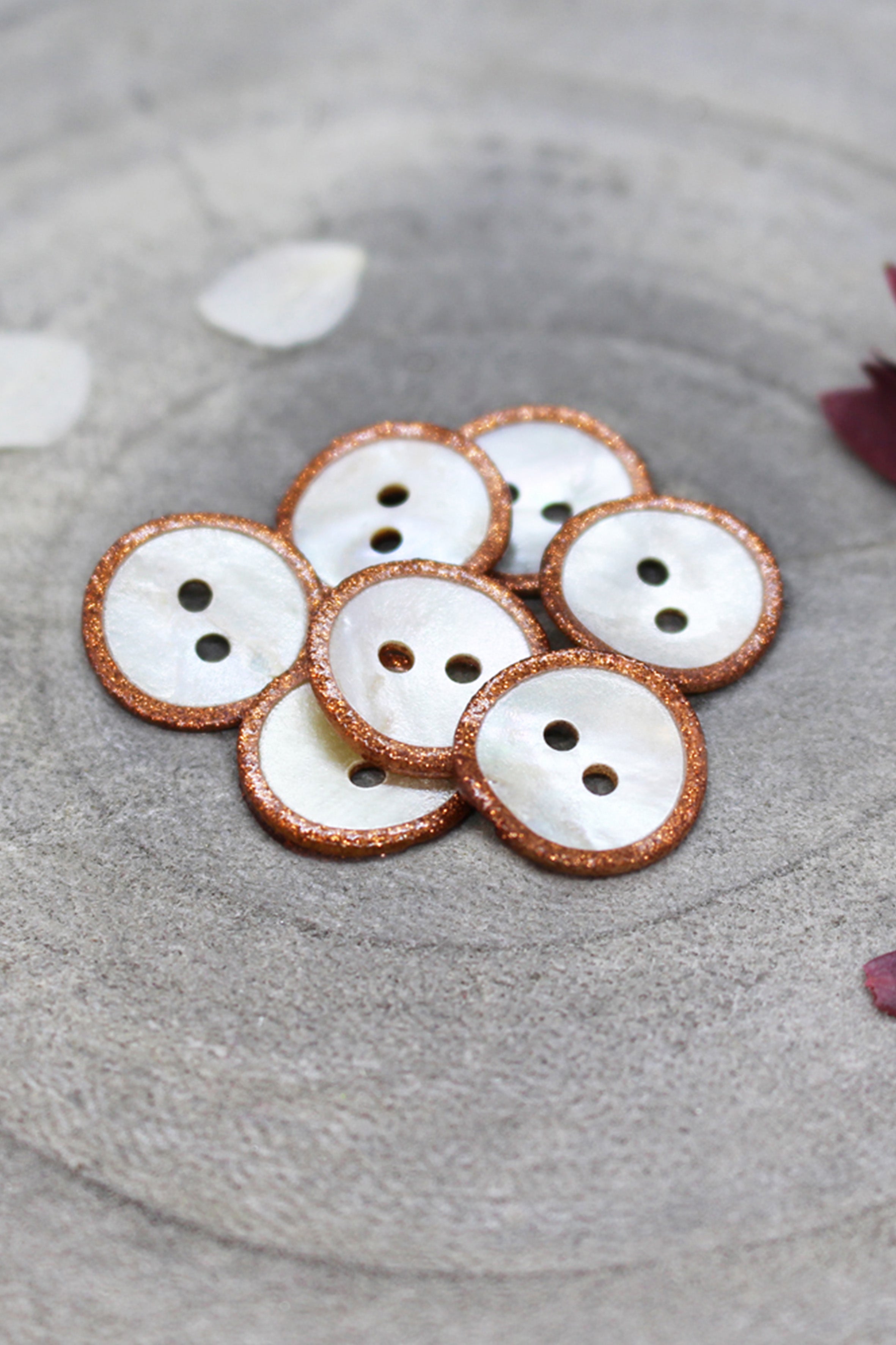atelier-brunette-boutons-glitz-chestnut-x10 image 1