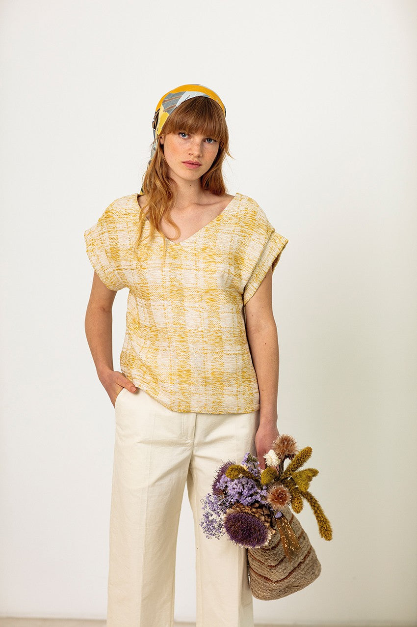 fibre-mood-ida-top-patron-de-couture-haut-r-versible-d-collet-v image 1