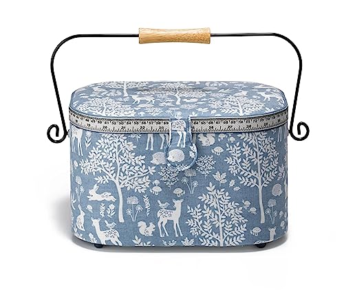 prym-612656-panier-couture-ovale-woodland-bleu-clair image 3