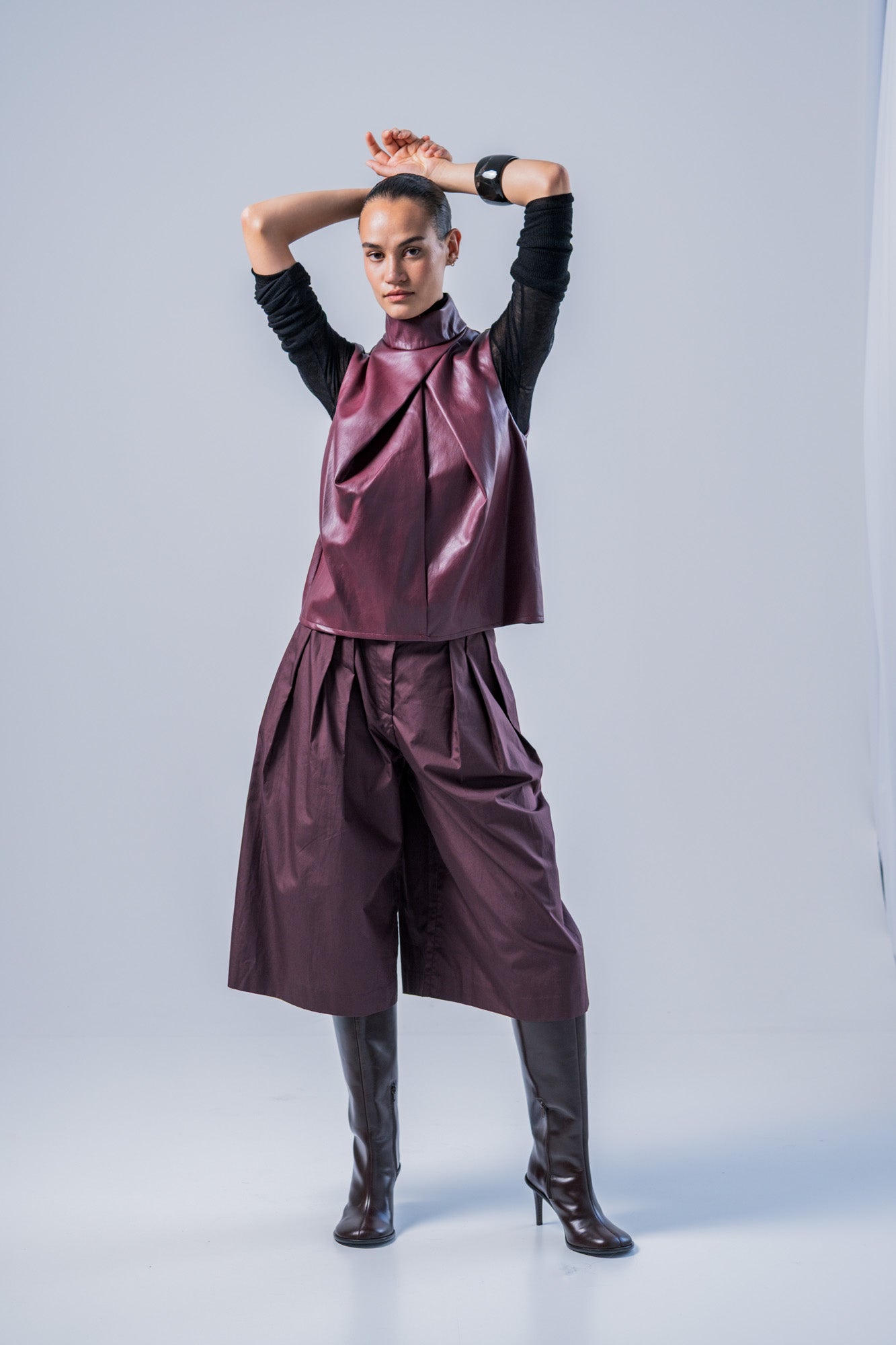 fibre-mood-niva-top-patron-de-couture-femme-col-montant image 2