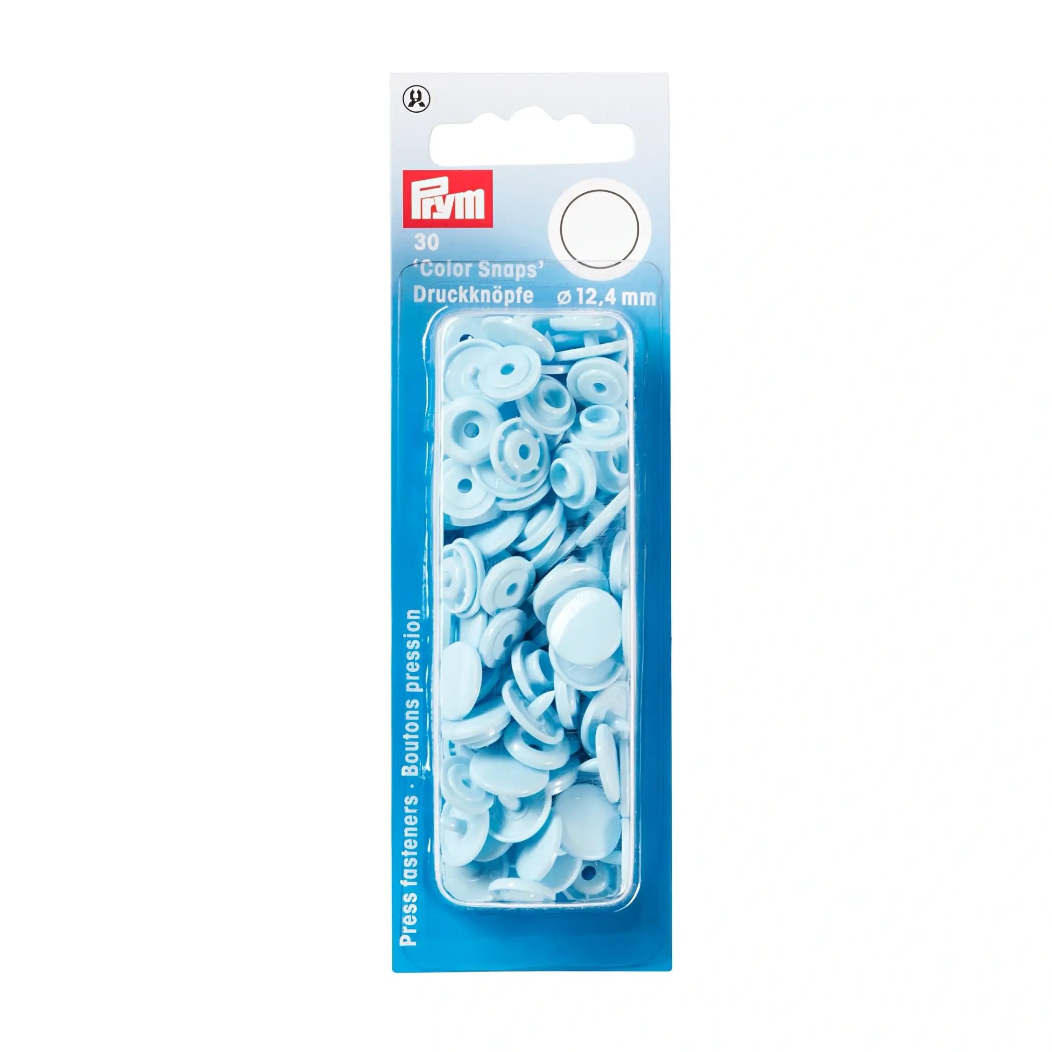 prym-color-snaps-boutons-pression-12-4-mm-bleu-clair image 1