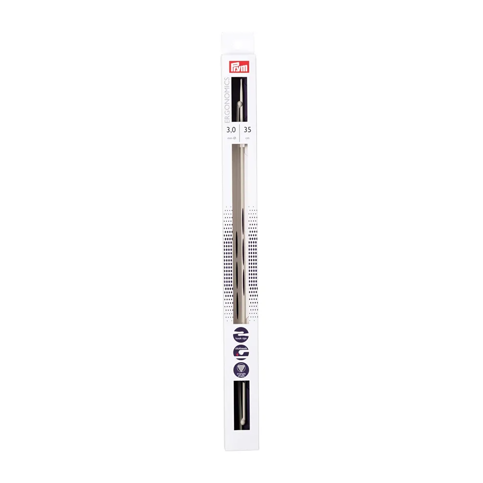 prym-ergonomics-aiguilles-tricoter-35-cm-3-00-mm-boule image 1