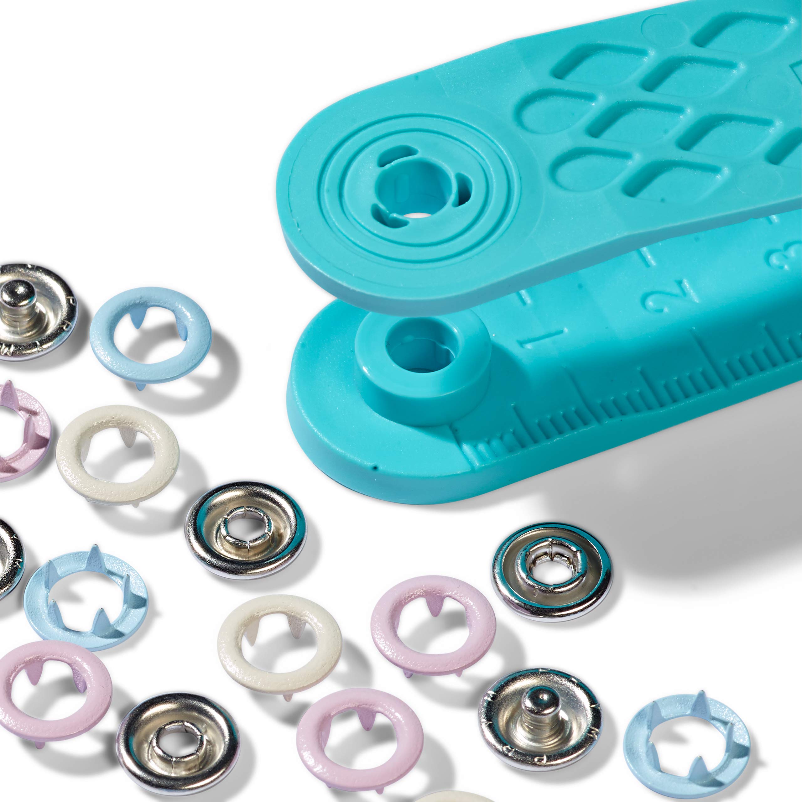 prym-love-boutons-pression-jersey-8-mm-rose-bleu-clair-perle image 3