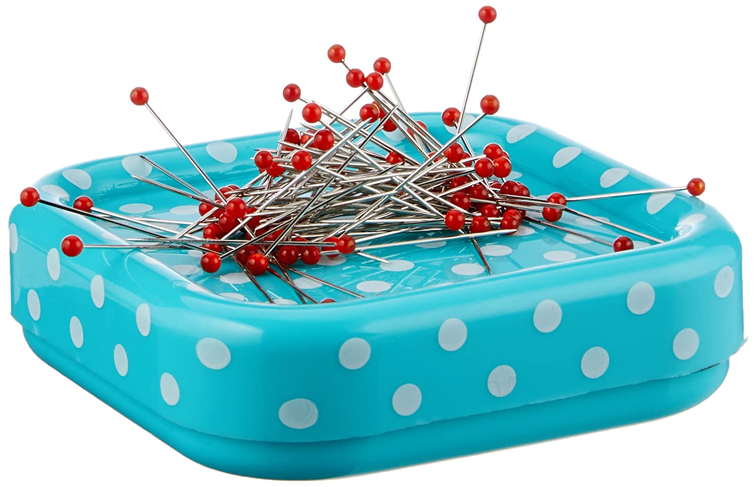 prym-love-coussin-magn-tique-pingles-polka-dot-rouge-9-pingles image 2