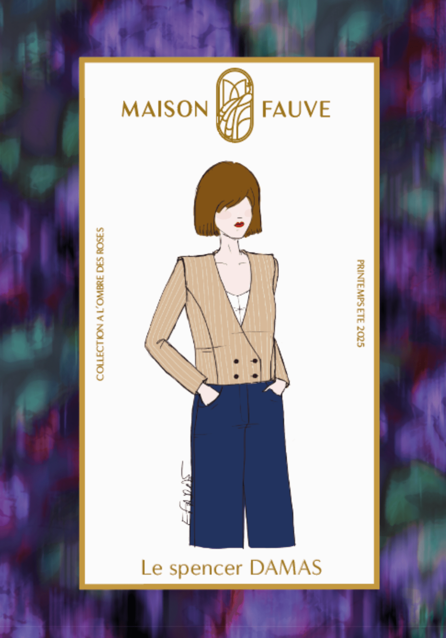 maison-fauve-damas-patron-couture-spencer-femme-pochette image 2