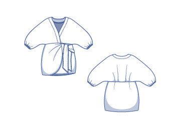fibre-mood-kamala-robe-portefeuille-patron-de-couture-jupe-tulipe-manches-bouffa image 5