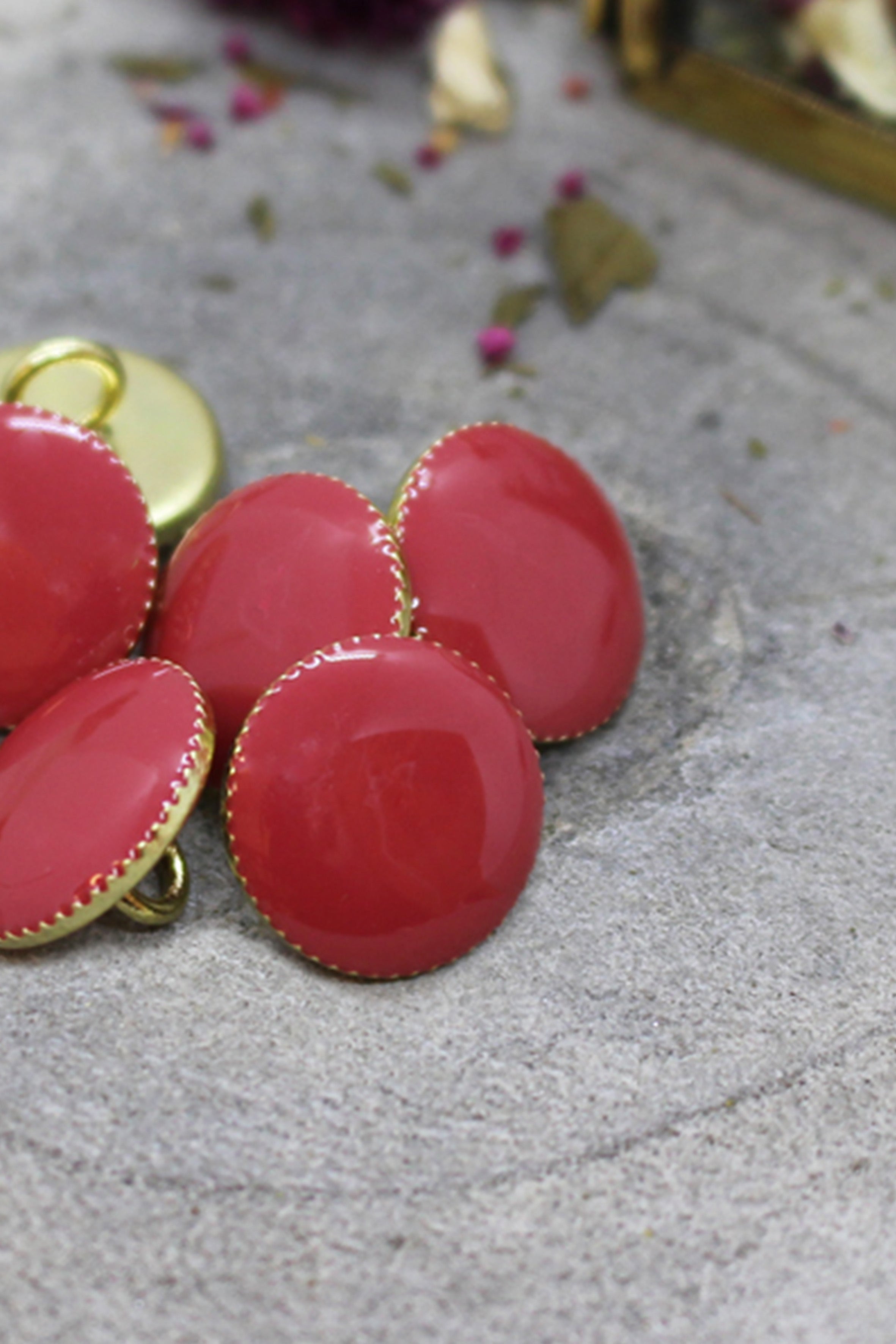 atelier-brunette-boutons-gem-terracotta-x10 image 2