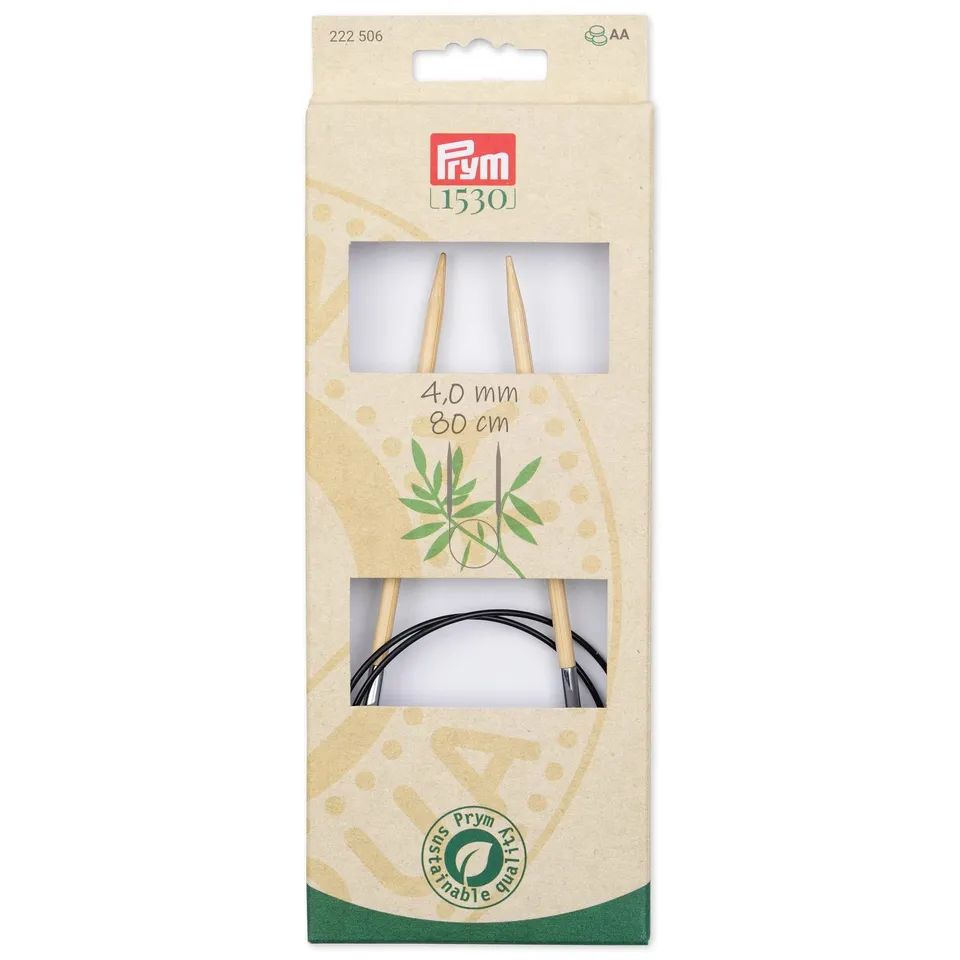 prym-222506-aiguilles-tricoter-circulaires-bambou-80-cm-4-00-mm image 1