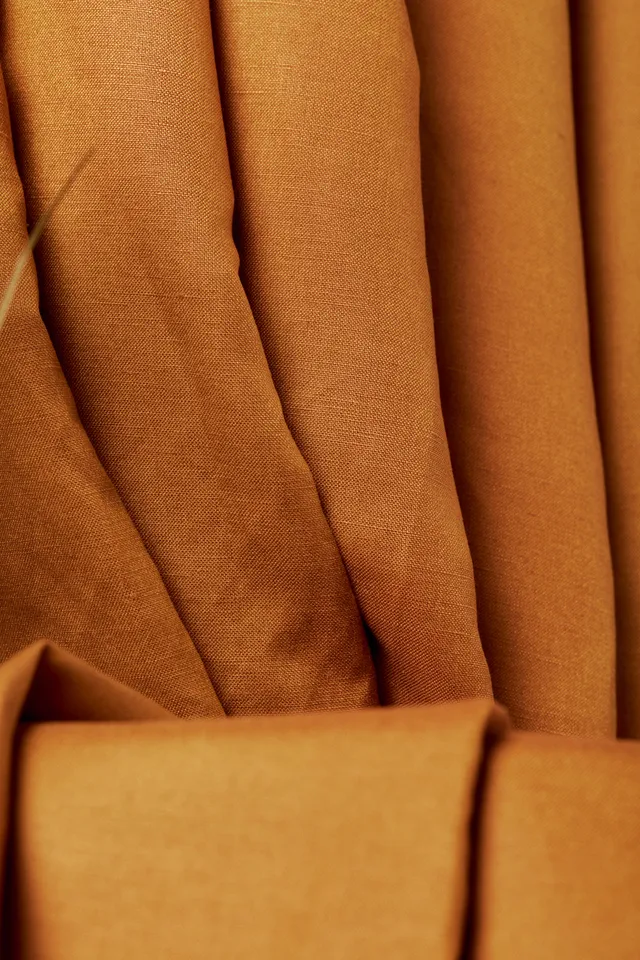 atelier-brunette-tissu-lin-viscose-ochre-lenzing-ecovero image 1