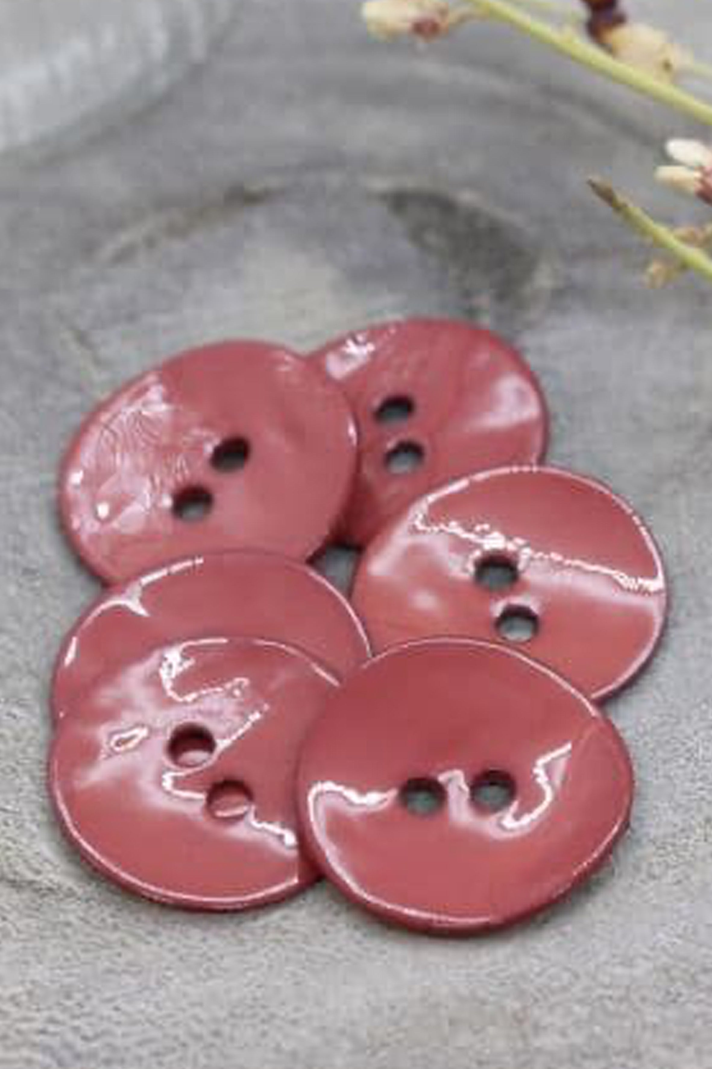 atelier-brunette-boutons-glossy-terracotta-x10 image 2