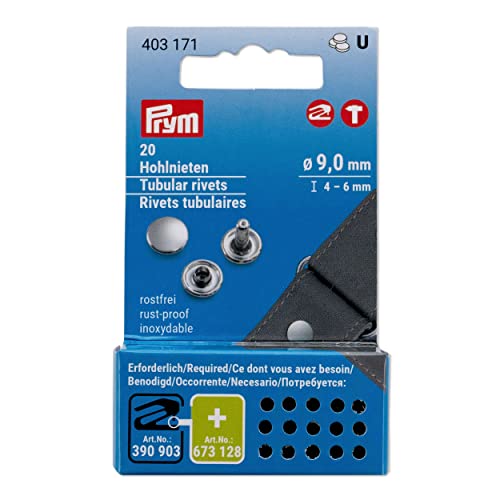 prym-vario-creative-tool-403172-lot-de-12-rivets-creux-9-mm-6-9-mm-laiton-argent image 7