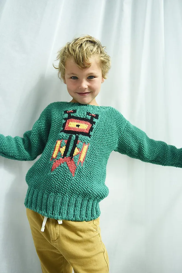 fibre-mood-rio-pull-patron-de-tricot-enfant-jersey-endroit-jacquard-4-14-ans image 1