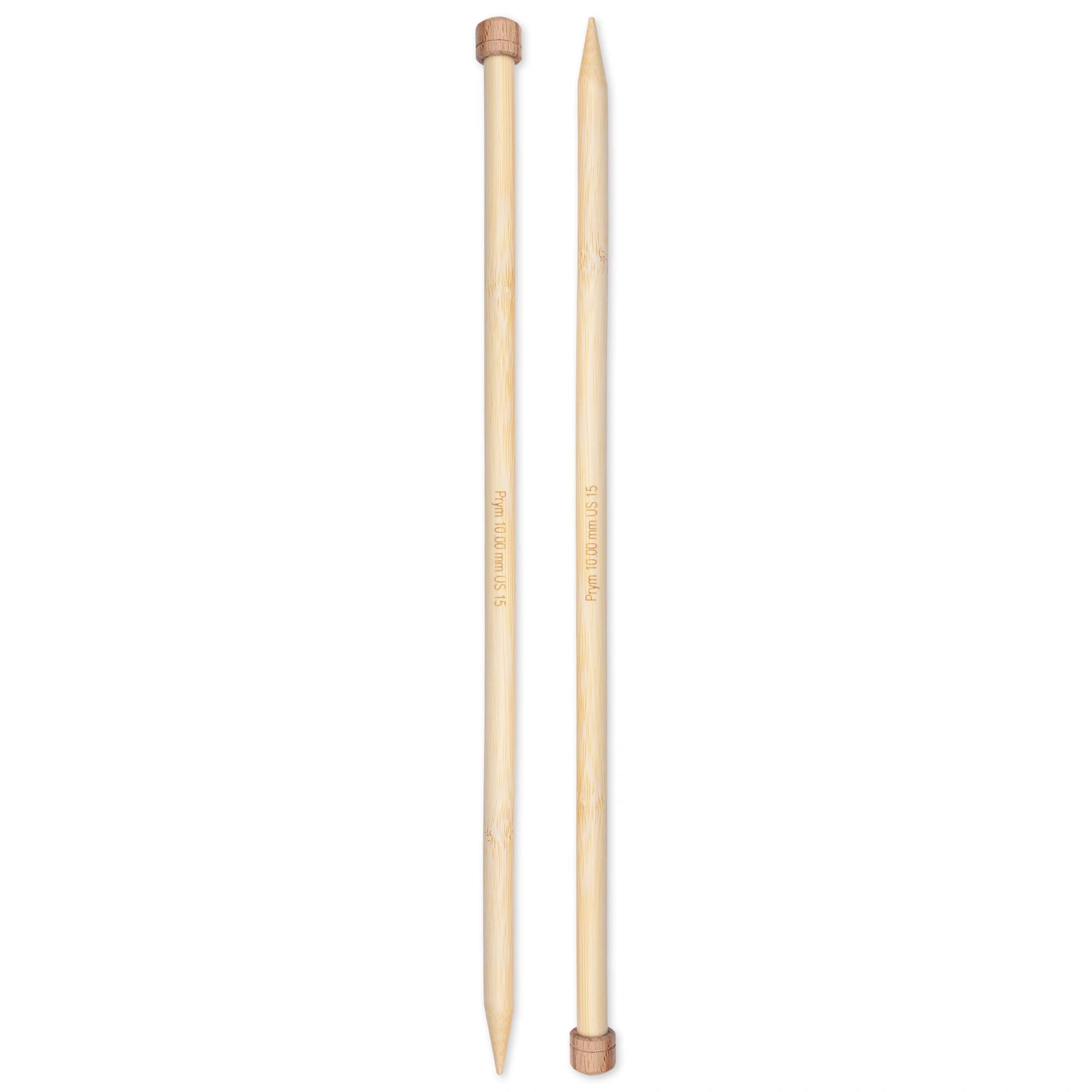 prym-aiguilles-tricoter-une-pointe-bambou-33-cm-10-00-mm-naturel image 2