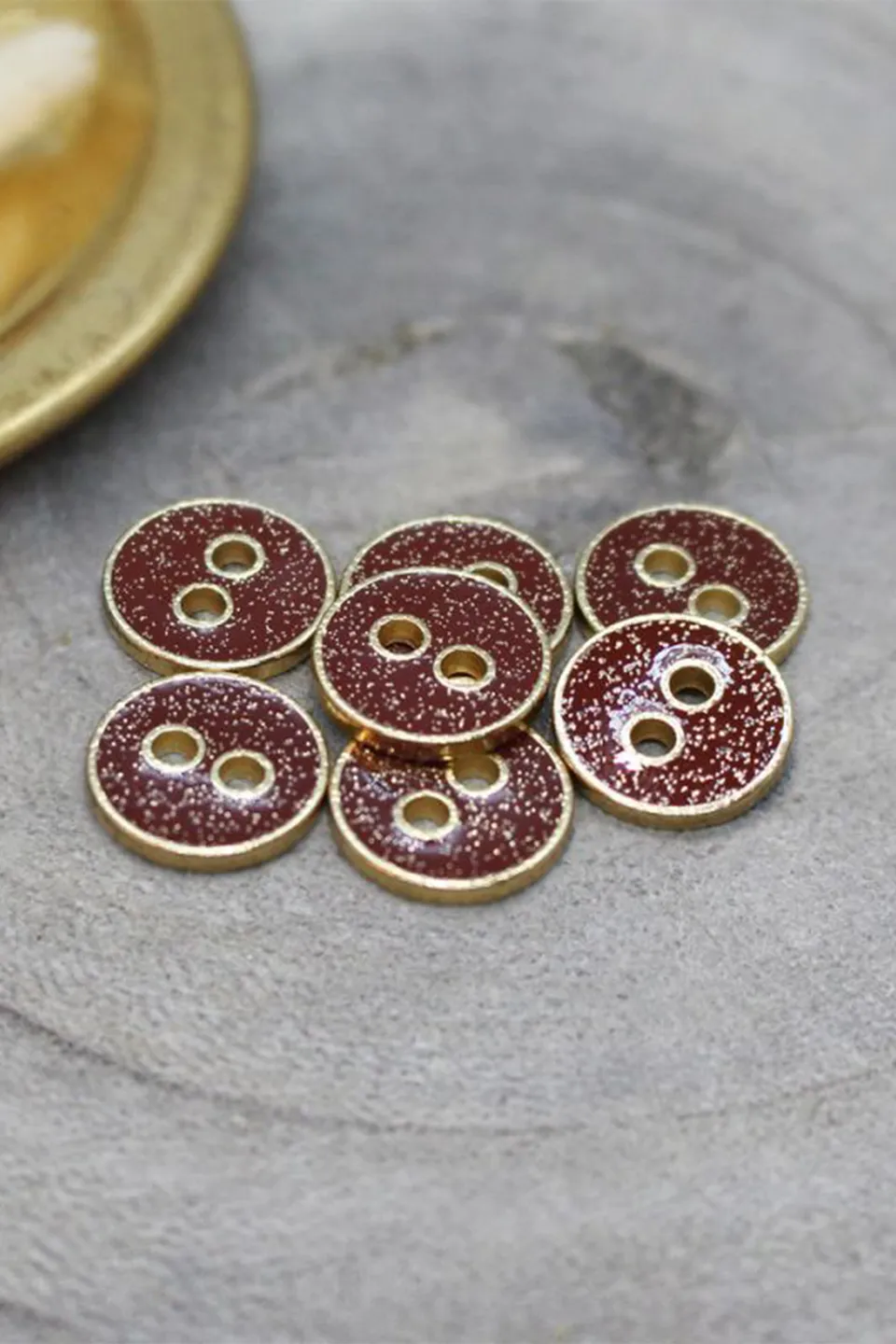 atelier-brunette-boutons-joy-glitter-amarante-x10 image 1