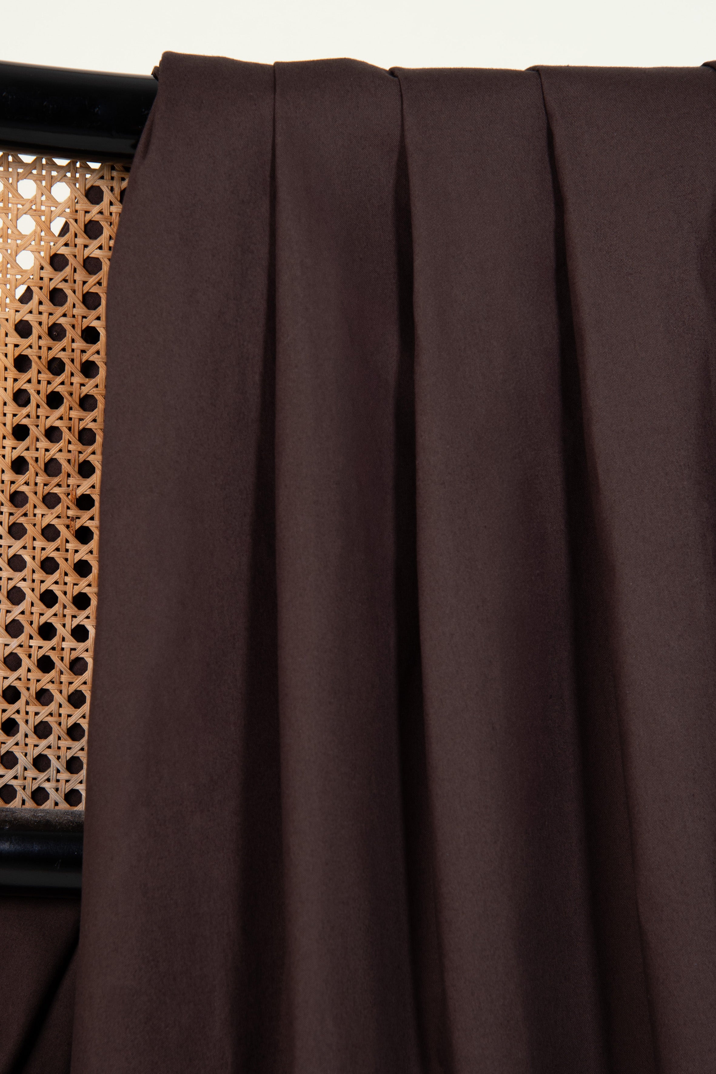 atelier-brunette-tissu-coton-d-perlant-trench-oat-chocolate-tissu-au-m-tre image 2
