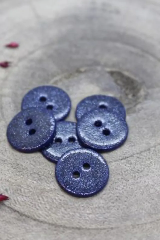 atelier-brunette-boutons-glitter-cobalt-x10 image 1