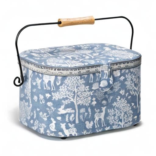 prym-612656-panier-couture-ovale-woodland-bleu-clair image 5
