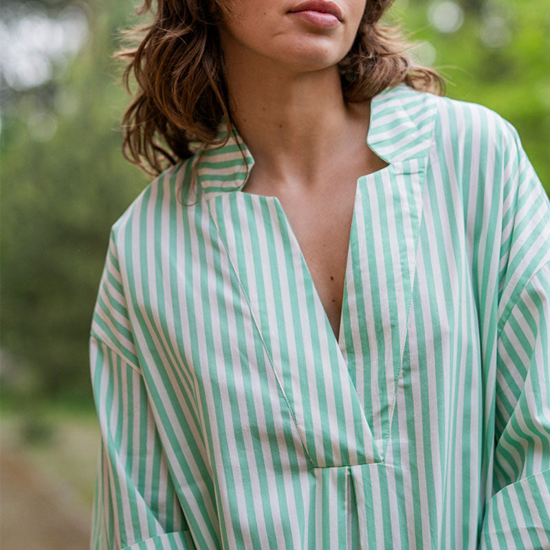 fibre-mood-christine-robe-patron-de-couture-robe-kaftan-col-polo-3-longueurs image 5