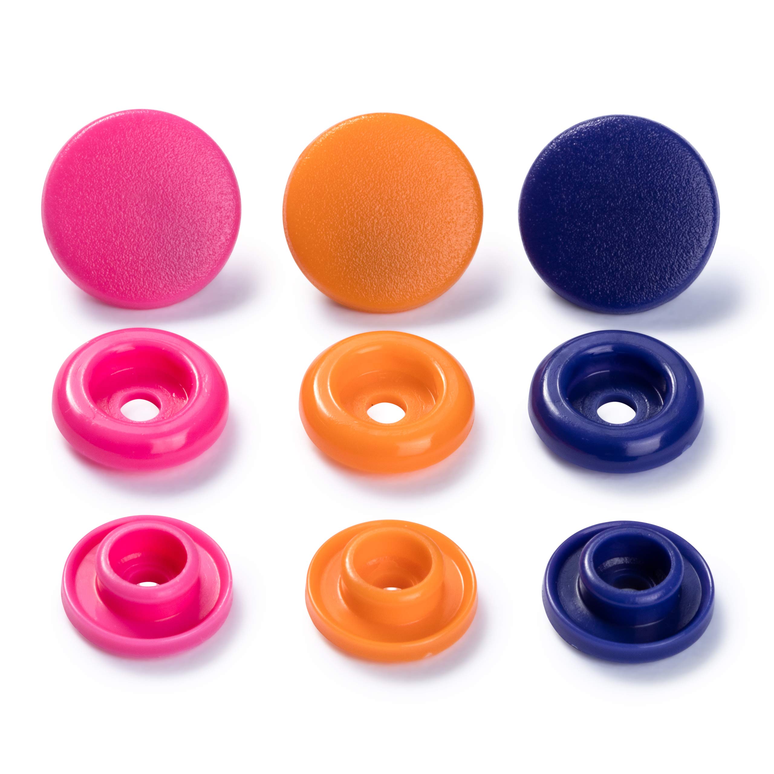 prym-love-boutons-pression-polyester-12-4-mm-orange-rose-violet image 2