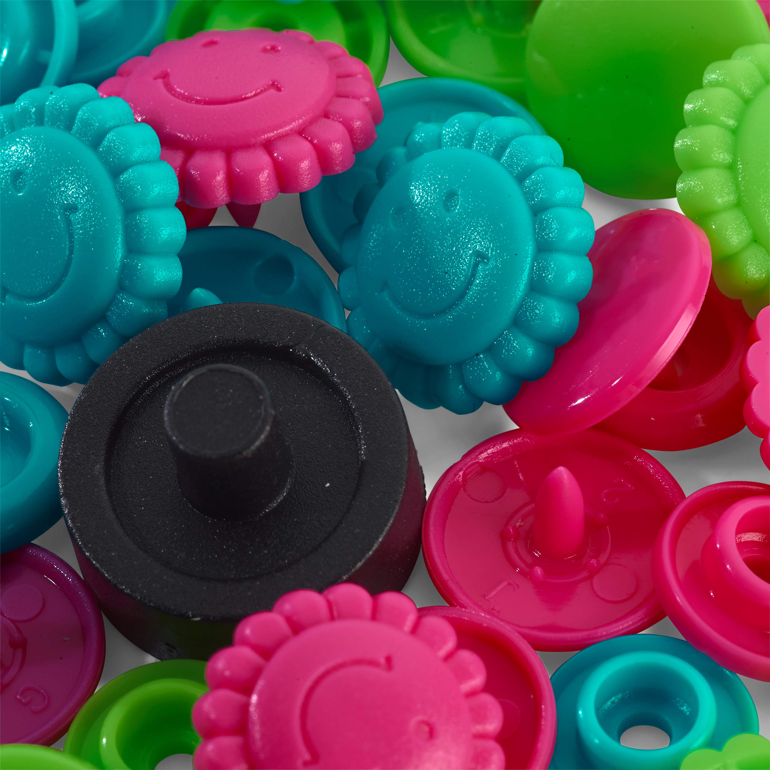 prym-love-boutons-pression-color-snaps-fleur-13-6-mm-turquoise-vert-pomme-rose-v image 3