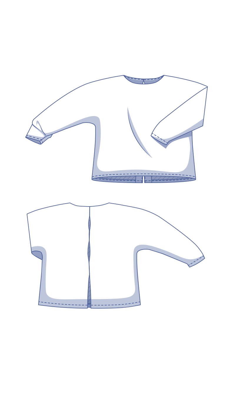 fibre-mood-sanna-top-patron-de-couture-manches-longues-dos-ouvert image 3