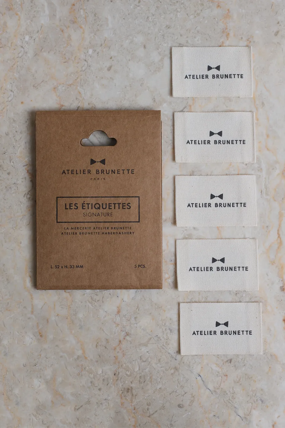 atelier-brunette-pack-tiquettes-signature-lot-de-5 image 1