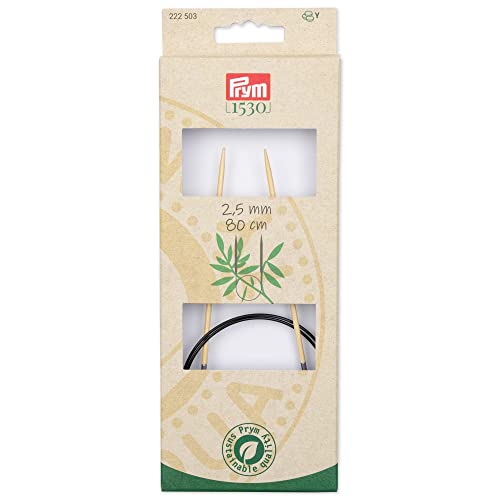 prym-1530-aiguille-circulaire-tricoter-en-bambou-naturelle-taille-unique image 4