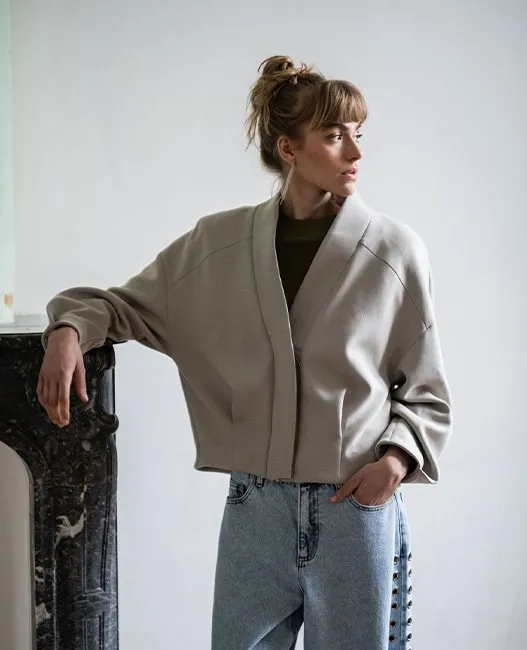 fibre-mood-carly-veste-patron-de-couture-plis-fermeture-clair-cach-e-xs-xxxl image 1
