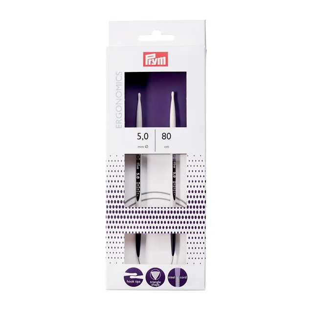prym-ergonomics-aiguille-tricoter-circulaire-80-cm-5-00-mm image 1