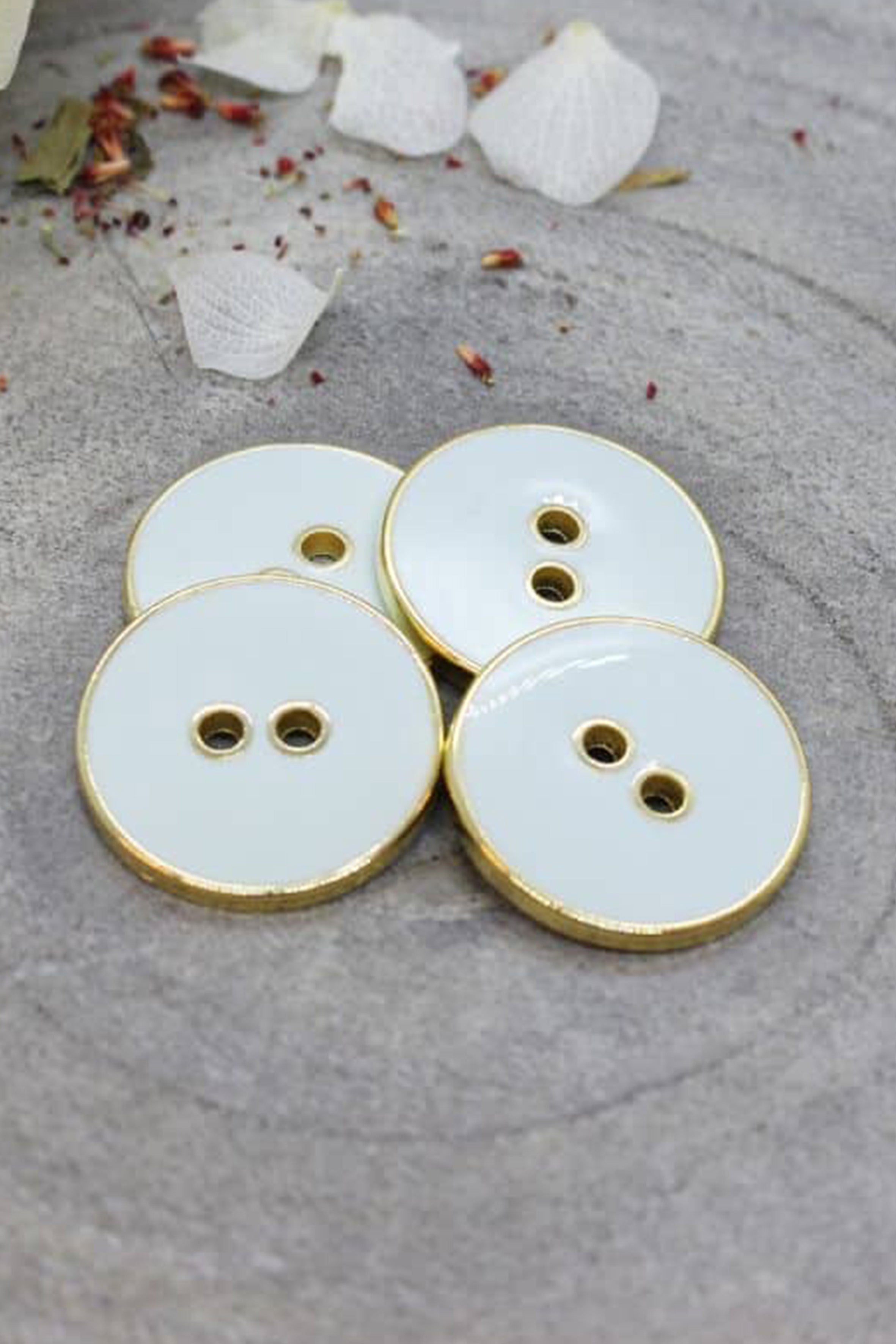 atelier-brunette-boutons-joy-sage-x10-lot-10-boutons-brillants-contour-dor image 2