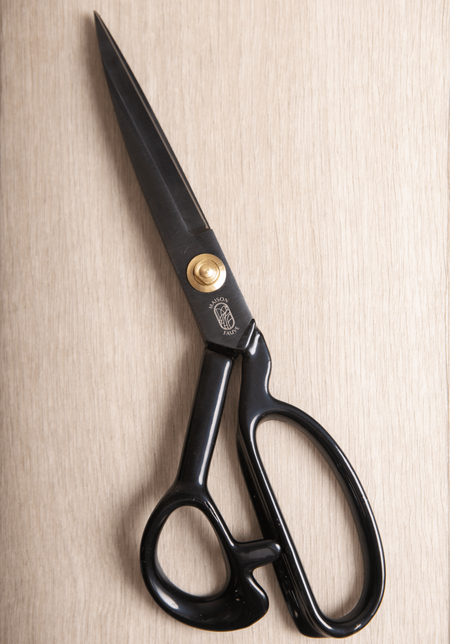 maison-fauve-ciseaux-couture-tailleurs-24-cm-noir-acier-inoxydable image 1
