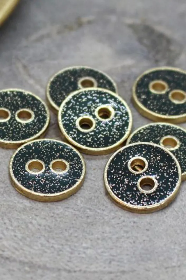 atelier-brunette-boutons-joy-glitter-forest-x10-lot-boutons-paillettes image 1